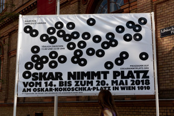 OSKAR NIMMT PLATZ, Corporate Design. Banner.